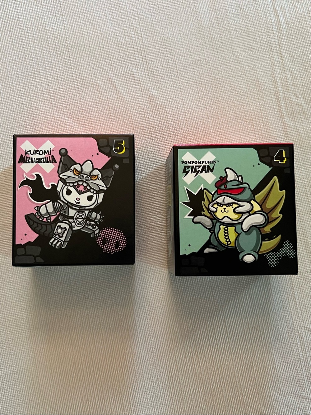McDonald’s Hello Kitty Godzilla Toy Pompompurin and Kuromi